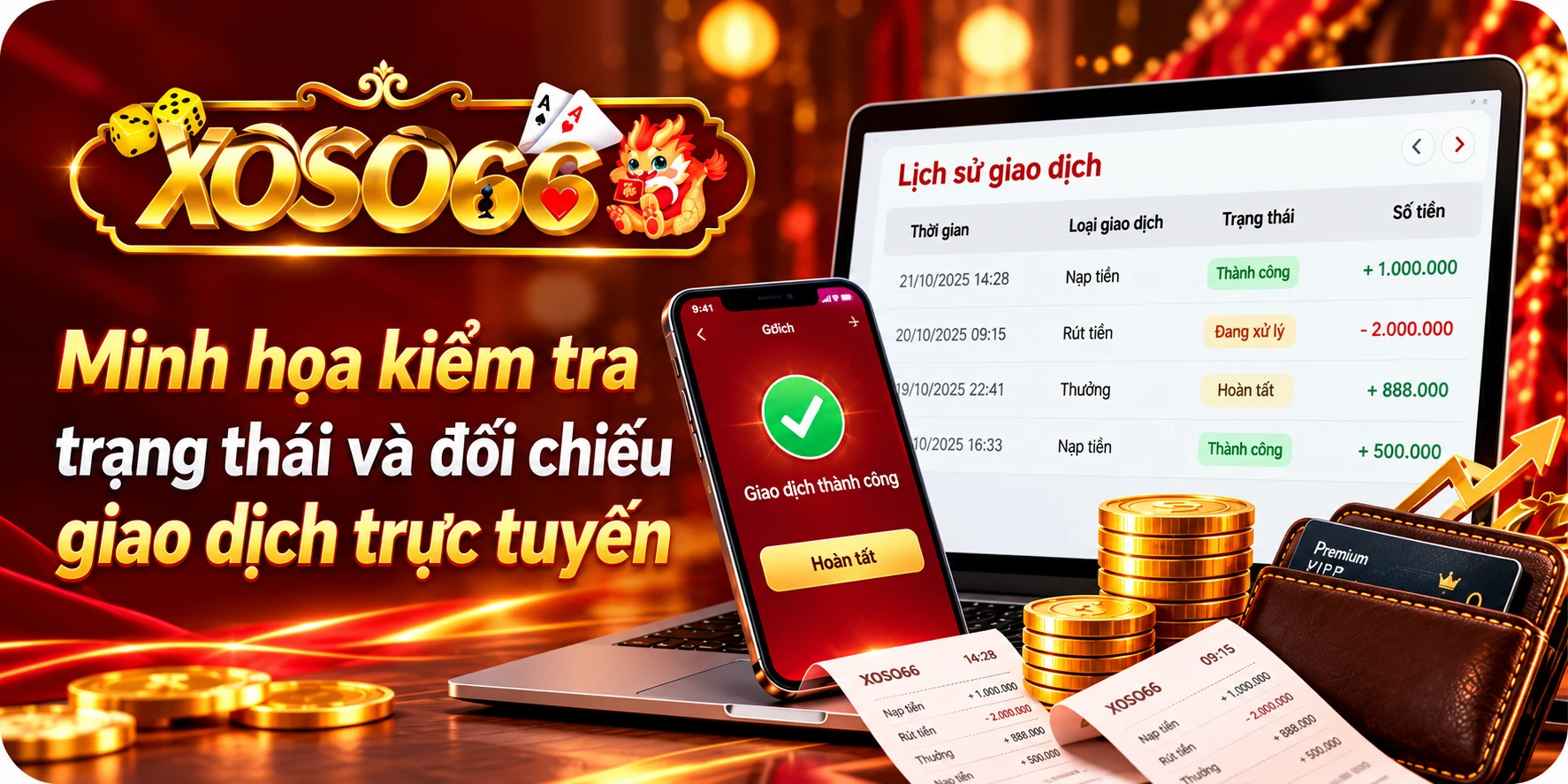 TRANG CHỦ 15 TRANG CHỦ Minh Họa Kiểm Tra Trạng Thái Và Đối Chiếu Giao Dịch Trực Tuyến
